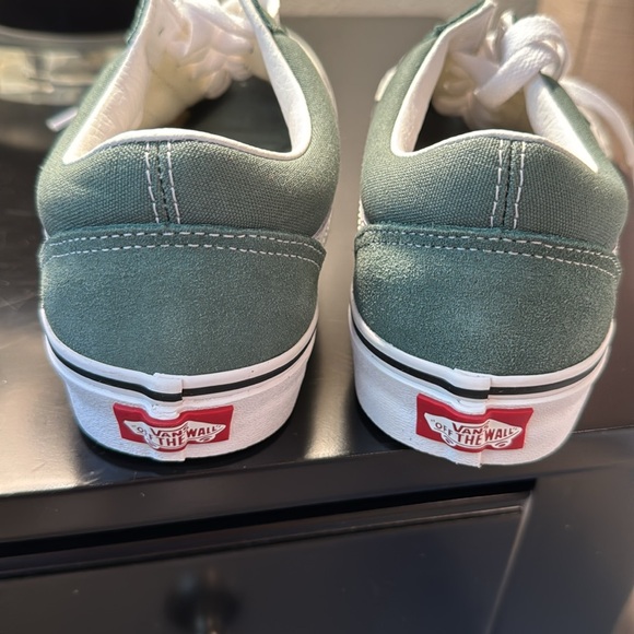 NEW Old Skool Green Suede Vans Men’s 6.5 Women’s 8 Eur 38.5 - Picture 4 of 5